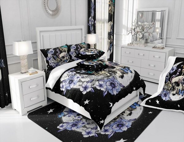 Castle Fairy African American Black Girl Comforter Set Twin Size,Pink Black Princess Girls Bedding Set,Cute Glitter Kids Quilt Set Teens Flower Star Colorful Dots Reversible Print Duvet Insert 2Pcs - Image 139