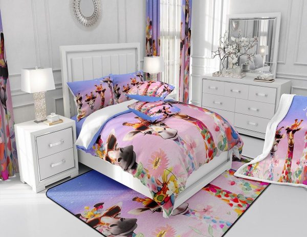 Japanese Crane Duvet Cover Set Queen Size,Gold Sun Cloud Stripes Bedding Set 3Pcs,Retro Ukiyoe Leaf Print Comforter Cover for Adult Women Men Room Decor,Wild Animals Quilt Cover,2 Pillowcases - Image 36