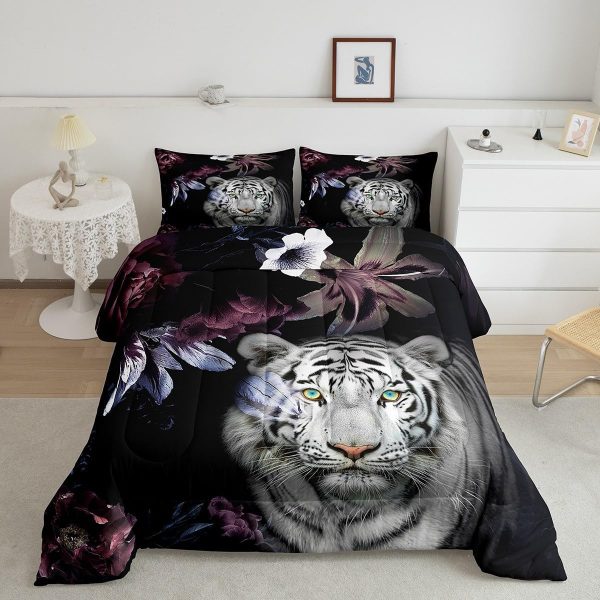Castle Fairy African American Black Girl Comforter Set Twin Size,Pink Black Princess Girls Bedding Set,Cute Glitter Kids Quilt Set Teens Flower Star Colorful Dots Reversible Print Duvet Insert 2Pcs - Image 165