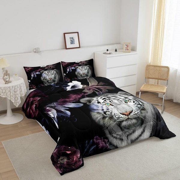 Castle Fairy African American Black Girl Comforter Set Twin Size,Pink Black Princess Girls Bedding Set,Cute Glitter Kids Quilt Set Teens Flower Star Colorful Dots Reversible Print Duvet Insert 2Pcs - Image 166