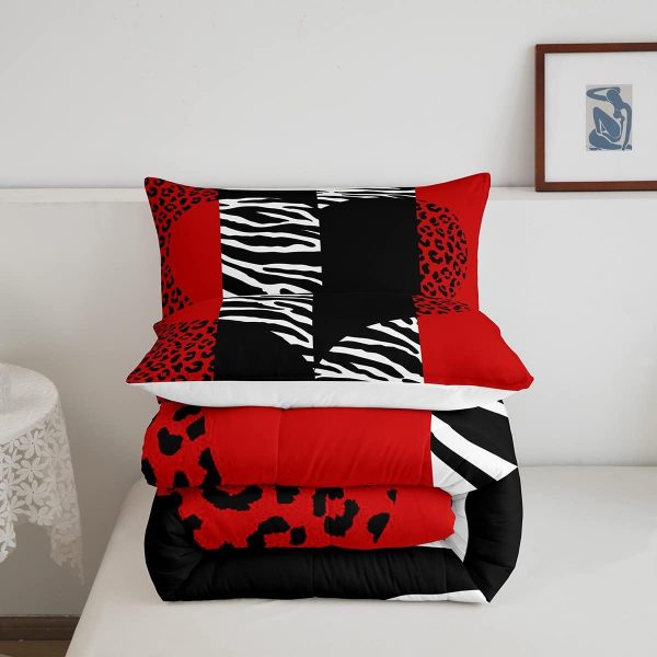 Castle Fairy African American Black Girl Comforter Set Twin Size,Pink Black Princess Girls Bedding Set,Cute Glitter Kids Quilt Set Teens Flower Star Colorful Dots Reversible Print Duvet Insert 2Pcs - Image 180