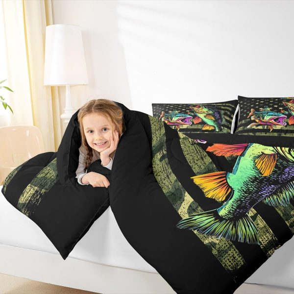 Castle Fairy African American Black Girl Comforter Set Twin Size,Pink Black Princess Girls Bedding Set,Cute Glitter Kids Quilt Set Teens Flower Star Colorful Dots Reversible Print Duvet Insert 2Pcs - Image 194