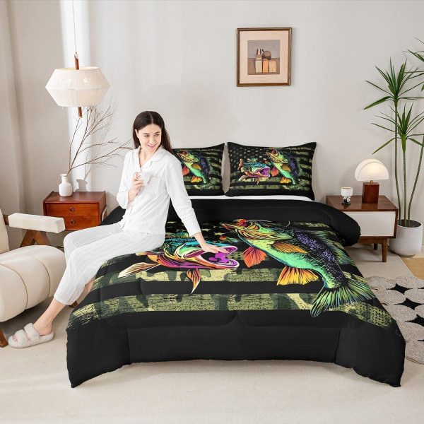 Castle Fairy African American Black Girl Comforter Set Twin Size,Pink Black Princess Girls Bedding Set,Cute Glitter Kids Quilt Set Teens Flower Star Colorful Dots Reversible Print Duvet Insert 2Pcs - Image 195