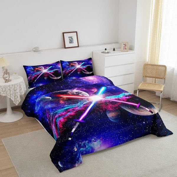Castle Fairy African American Black Girl Comforter Set Twin Size,Pink Black Princess Girls Bedding Set,Cute Glitter Kids Quilt Set Teens Flower Star Colorful Dots Reversible Print Duvet Insert 2Pcs - Image 219