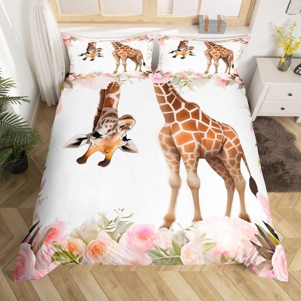 Japanese Crane Duvet Cover Set Queen Size,Gold Sun Cloud Stripes Bedding Set 3Pcs,Retro Ukiyoe Leaf Print Comforter Cover for Adult Women Men Room Decor,Wild Animals Quilt Cover,2 Pillowcases - Image 111