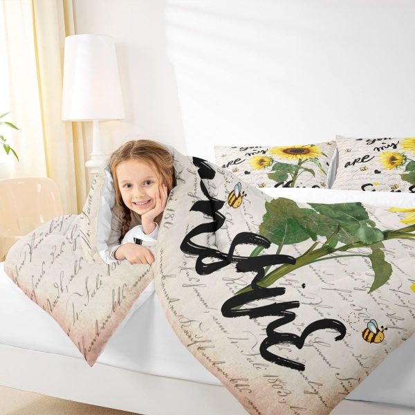 Castle Fairy African American Black Girl Comforter Set Twin Size,Pink Black Princess Girls Bedding Set,Cute Glitter Kids Quilt Set Teens Flower Star Colorful Dots Reversible Print Duvet Insert 2Pcs - Image 245