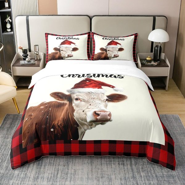 Full Size Duvet Cover Set Unicorn Comforter Cover Set 100% Pure Cotton Cute Boho Rainbow Horse Duvet Cover Set Cartoon Animal Bedding Set 3 Pcs(No Filler) - Image 8