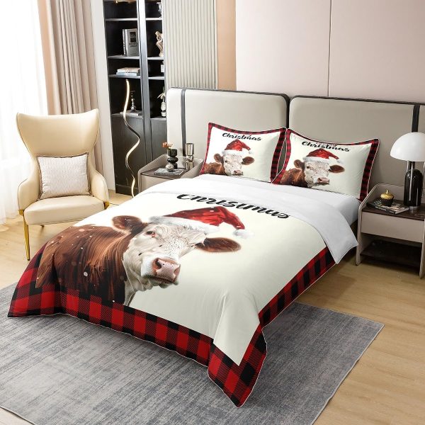 Full Size Duvet Cover Set Unicorn Comforter Cover Set 100% Pure Cotton Cute Boho Rainbow Horse Duvet Cover Set Cartoon Animal Bedding Set 3 Pcs(No Filler) - Image 10