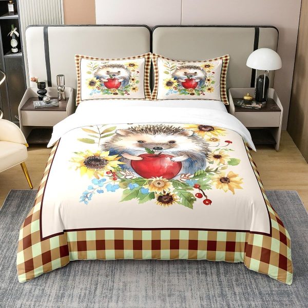 Full Size Duvet Cover Set Unicorn Comforter Cover Set 100% Pure Cotton Cute Boho Rainbow Horse Duvet Cover Set Cartoon Animal Bedding Set 3 Pcs(No Filler) - Image 14