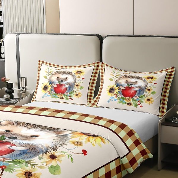 Full Size Duvet Cover Set Unicorn Comforter Cover Set 100% Pure Cotton Cute Boho Rainbow Horse Duvet Cover Set Cartoon Animal Bedding Set 3 Pcs(No Filler) - Image 17