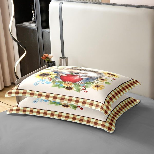 Full Size Duvet Cover Set Unicorn Comforter Cover Set 100% Pure Cotton Cute Boho Rainbow Horse Duvet Cover Set Cartoon Animal Bedding Set 3 Pcs(No Filler) - Image 18