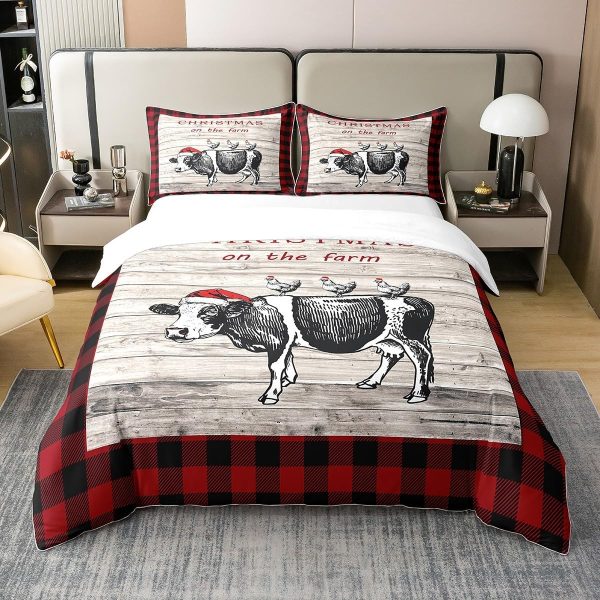 Full Size Duvet Cover Set Unicorn Comforter Cover Set 100% Pure Cotton Cute Boho Rainbow Horse Duvet Cover Set Cartoon Animal Bedding Set 3 Pcs(No Filler) - Image 20