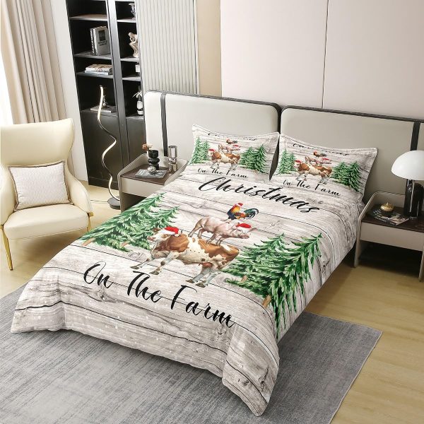 Full Size Duvet Cover Set Unicorn Comforter Cover Set 100% Pure Cotton Cute Boho Rainbow Horse Duvet Cover Set Cartoon Animal Bedding Set 3 Pcs(No Filler) - Image 33