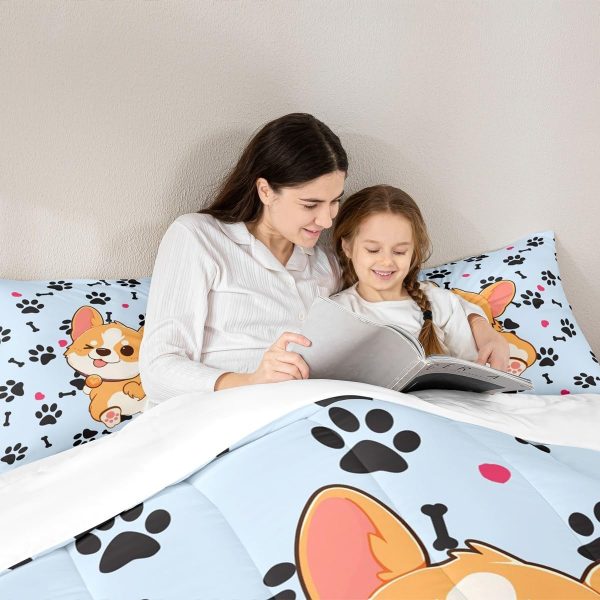 Castle Fairy African American Black Girl Comforter Set Twin Size,Pink Black Princess Girls Bedding Set,Cute Glitter Kids Quilt Set Teens Flower Star Colorful Dots Reversible Print Duvet Insert 2Pcs - Image 262