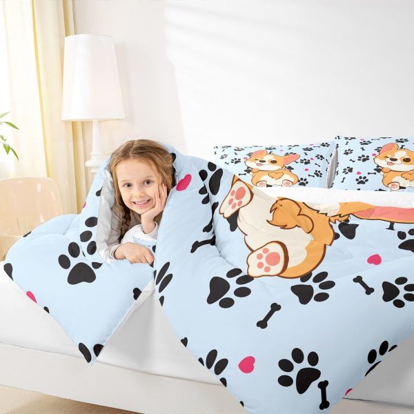 Castle Fairy African American Black Girl Comforter Set Twin Size,Pink Black Princess Girls Bedding Set,Cute Glitter Kids Quilt Set Teens Flower Star Colorful Dots Reversible Print Duvet Insert 2Pcs - Image 263