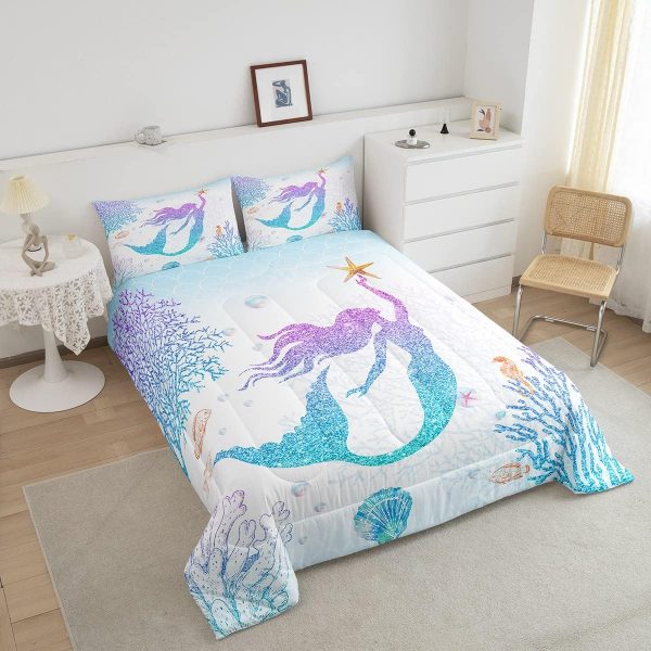 Castle Fairy African American Black Girl Comforter Set Twin Size,Pink Black Princess Girls Bedding Set,Cute Glitter Kids Quilt Set Teens Flower Star Colorful Dots Reversible Print Duvet Insert 2Pcs - Image 295