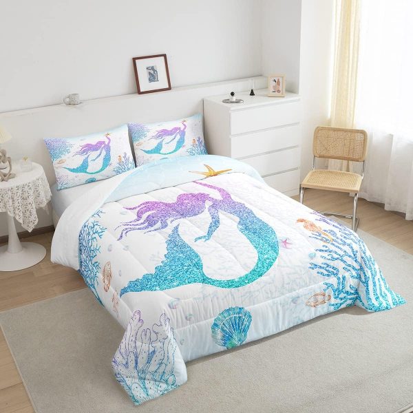 Castle Fairy African American Black Girl Comforter Set Twin Size,Pink Black Princess Girls Bedding Set,Cute Glitter Kids Quilt Set Teens Flower Star Colorful Dots Reversible Print Duvet Insert 2Pcs - Image 297