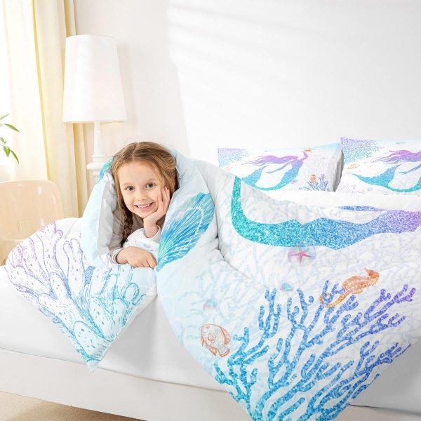 Castle Fairy African American Black Girl Comforter Set Twin Size,Pink Black Princess Girls Bedding Set,Cute Glitter Kids Quilt Set Teens Flower Star Colorful Dots Reversible Print Duvet Insert 2Pcs - Image 299