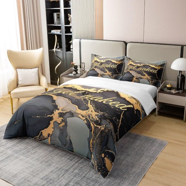 Glittering Galaxy Sky 100% Cotton Duvet Cover,Mystery Galaxy Blue Nebula Breathable Comforter Cover (Not Comforter),Dreamy Universe Watercolor Dark Night Comforter Cover 3 Pcs with 2 Pillowcases Full - Image 43